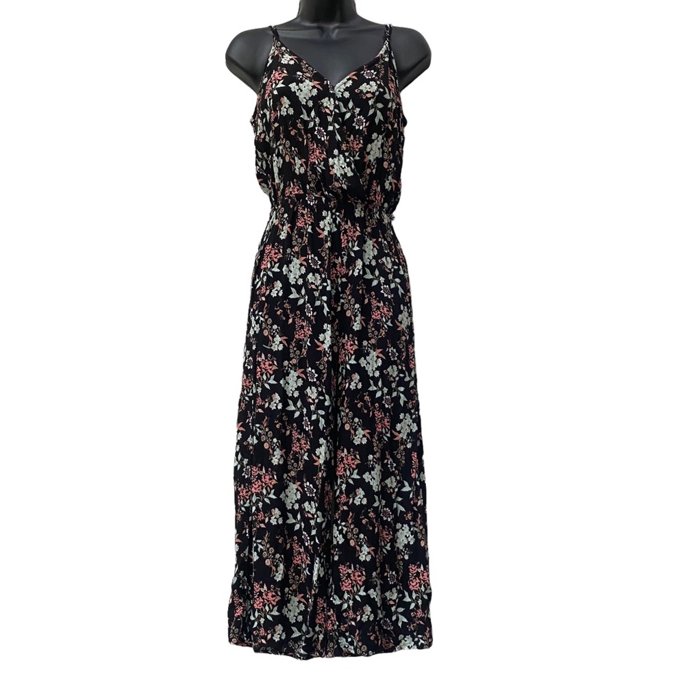 Joe B Black Cropped pant Floral Jumpsuit - size Small